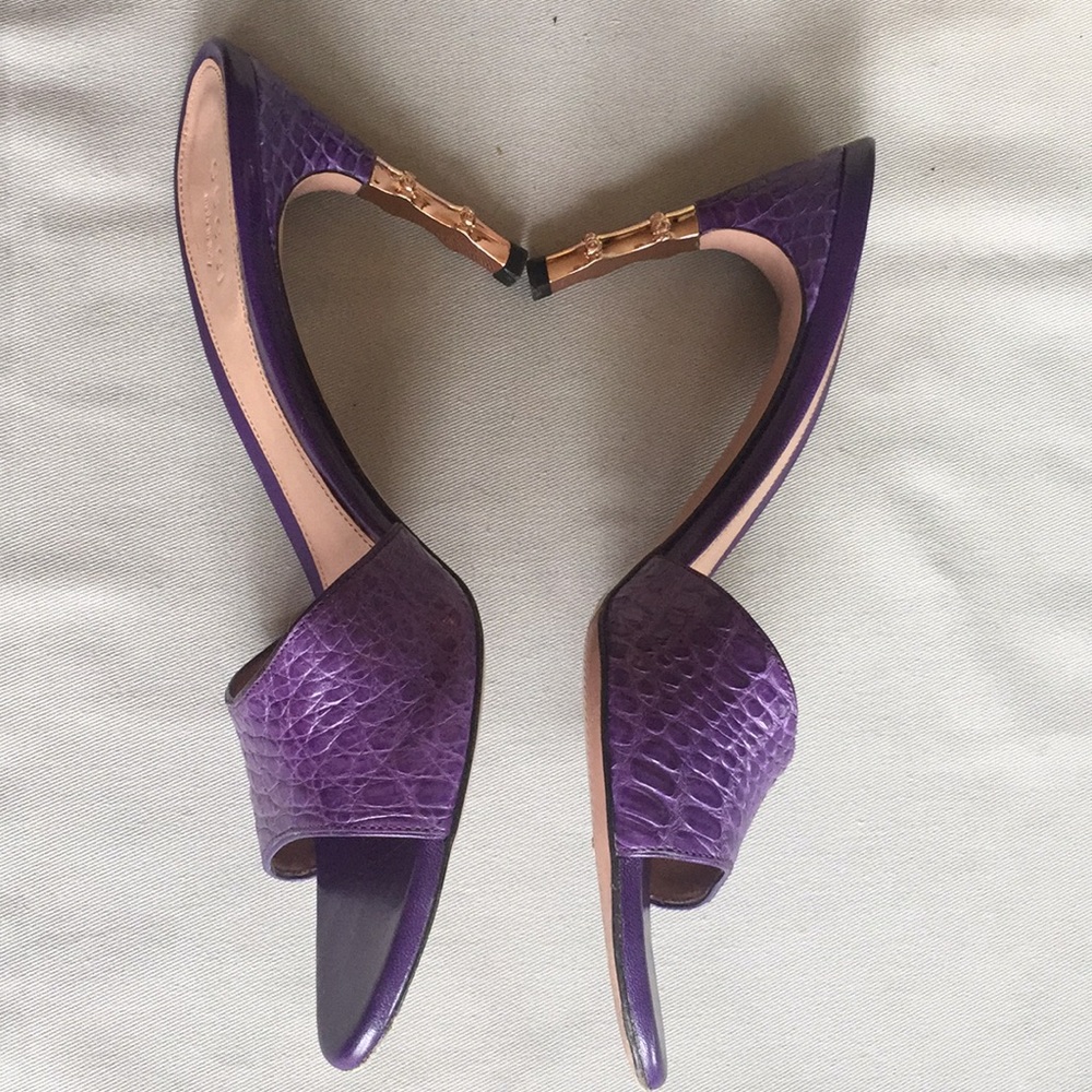Tom Ford's Last Gucci Runway Purple Crocodile - Picture 5 of 8